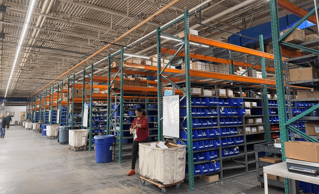 Bulk inventory with quick turnaround